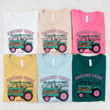 Load image into Gallery viewer, Around Here Turquoise And Pink TRANSFER KAYNDI JAN
