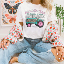 Load image into Gallery viewer, Around Here Turquoise And Pink TRANSFER KAYNDI JAN
