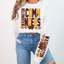 Load image into Gallery viewer, Football Mascot Stars Dropdown With SLEEVE OPTION TRANSFER VIRGO AUG 25
