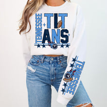 Load image into Gallery viewer, Football Mascot Stars Dropdown With SLEEVE OPTION TRANSFER VIRGO AUG 25
