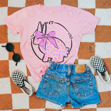 Load image into Gallery viewer, Black Circle Purple Leopard Print Bunny TRANSFER KAYNDI JAN
