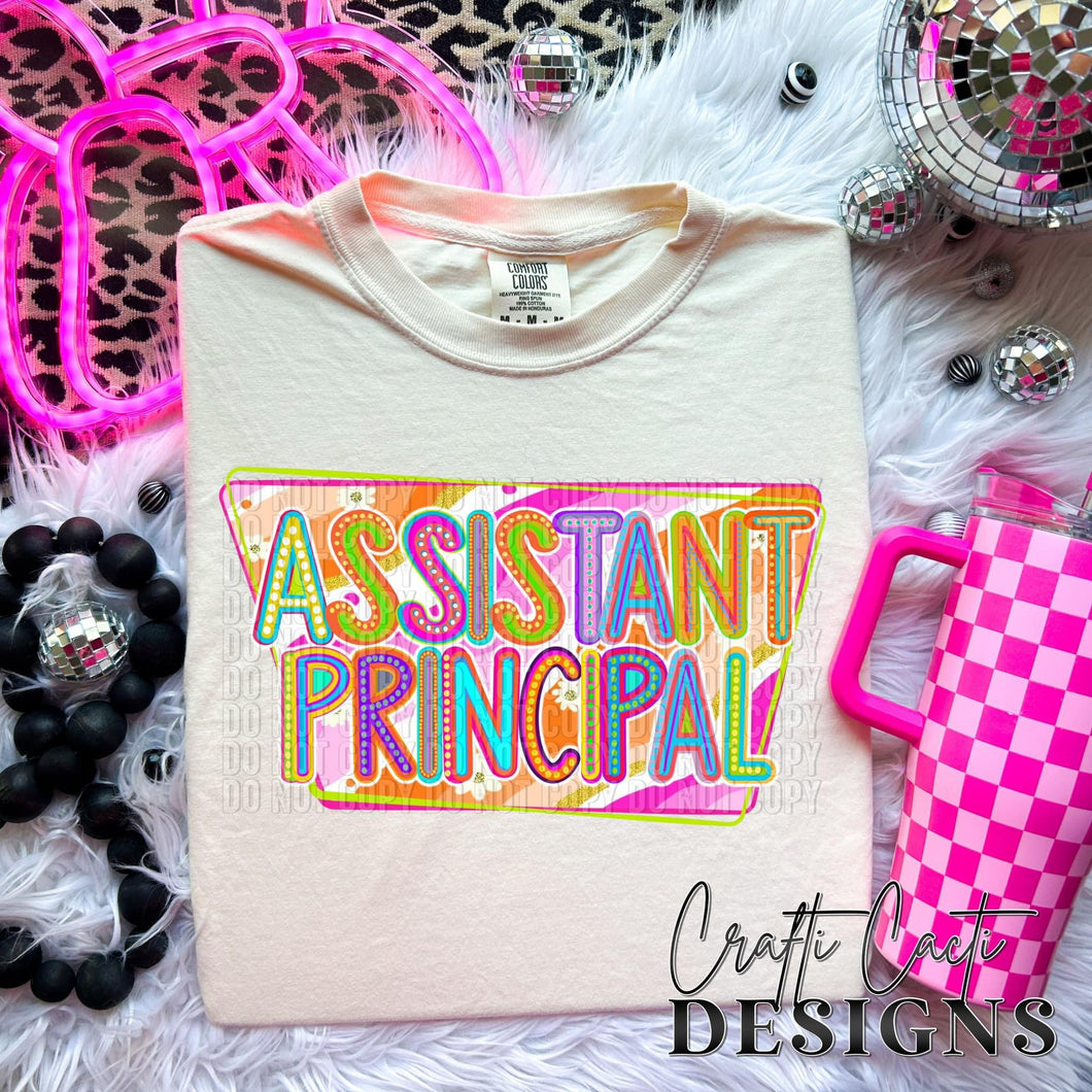 Assistant Principal Retro Marquee TRANSFER CCD