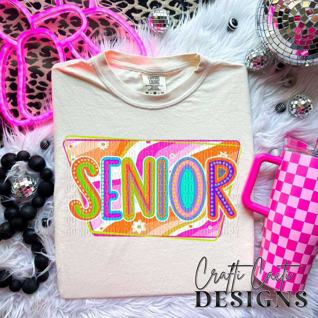 Senior Retro Marquee TRANSFER CCD