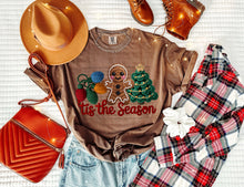 Load image into Gallery viewer, Tis The Season Faux Yarn Lights Gingerbread Tree TRANSFER SCG OCT 25
