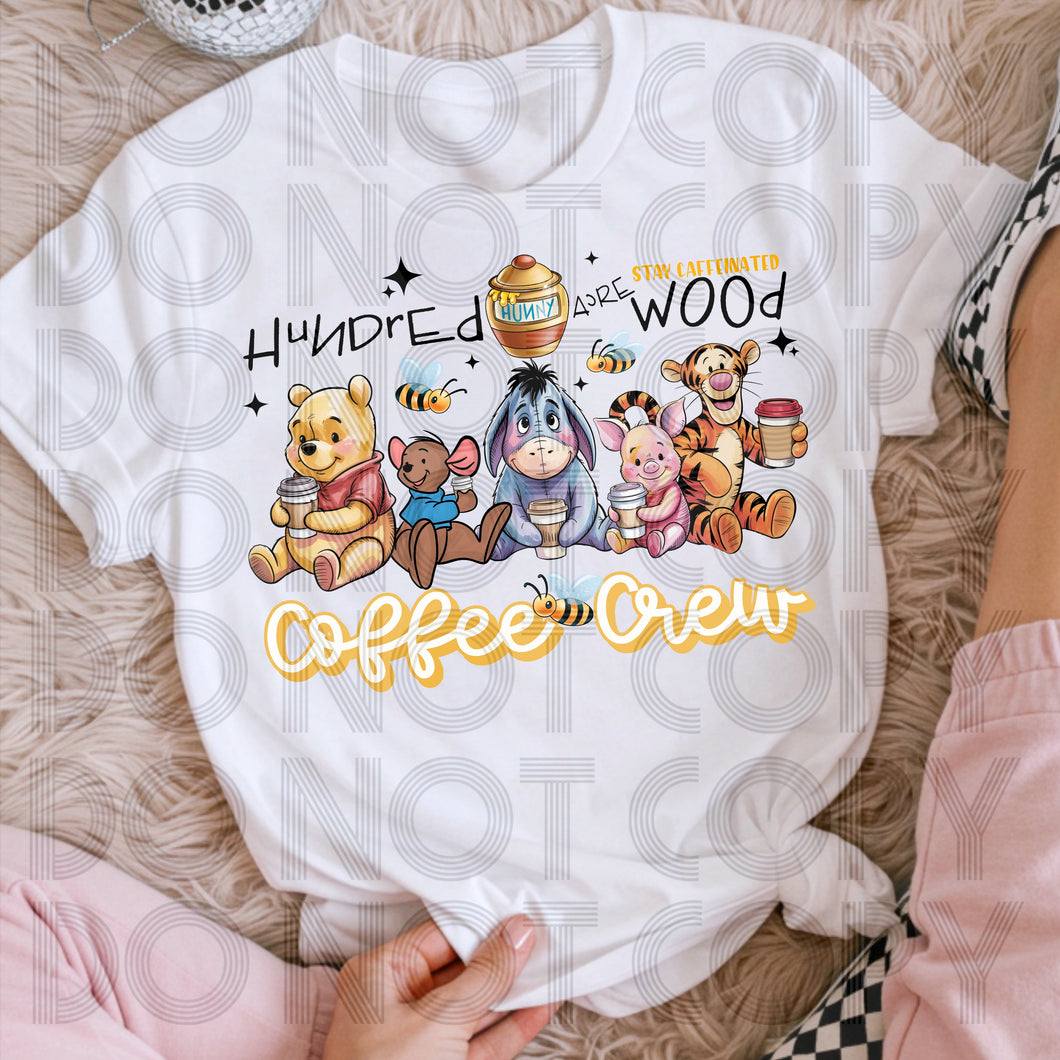 100 Acre Wood Coffee Crew TRANSFER RHD JULY 25