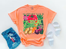 Load image into Gallery viewer, Support Your Local Farmers Neon Fruit/Veggies TRANSFER SCG NOV 25
