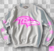 Load image into Gallery viewer, Football With Star Sleeve Pink DROPDOWN TRANSFER KPI
