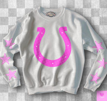 Load image into Gallery viewer, Football With Star Sleeve Pink DROPDOWN TRANSFER KPI
