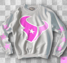 Load image into Gallery viewer, Football With Star Sleeve Pink DROPDOWN TRANSFER KPI
