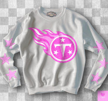 Load image into Gallery viewer, Football With Star Sleeve Pink DROPDOWN TRANSFER KPI
