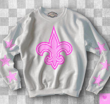 Load image into Gallery viewer, Football With Star Sleeve Pink DROPDOWN TRANSFER KPI
