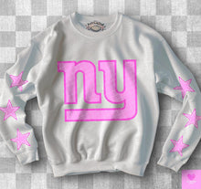 Load image into Gallery viewer, Football With Star Sleeve Pink DROPDOWN TRANSFER KPI
