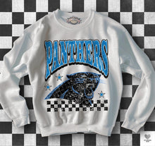 Load image into Gallery viewer, Football Checkered Faux Sequin DROPDOWN TRANSFER KPI
