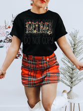 Load image into Gallery viewer, Merry Red Glitter Red Black Gold Plaid &amp; Gold Stars DROPDOWN TRANSFER PHDC NOV 25
