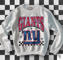 Load image into Gallery viewer, Football Checkered Faux Sequin DROPDOWN TRANSFER KPI
