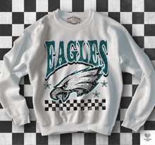 Load image into Gallery viewer, Football Checkered Faux Sequin DROPDOWN TRANSFER KPI
