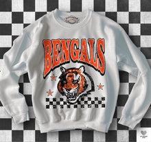 Load image into Gallery viewer, Football Checkered Faux Sequin DROPDOWN TRANSFER KPI
