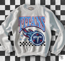 Load image into Gallery viewer, Football Checkered Faux Sequin DROPDOWN TRANSFER KPI
