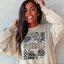 Load image into Gallery viewer, Game Day Football Checker Color Dropdown With SLEEVE OPTION DROPDOWN TRANSFER CSC JULY 25
