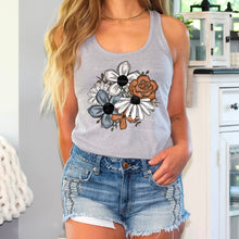 Load image into Gallery viewer, White Blue Floral TRANSFER CSC
