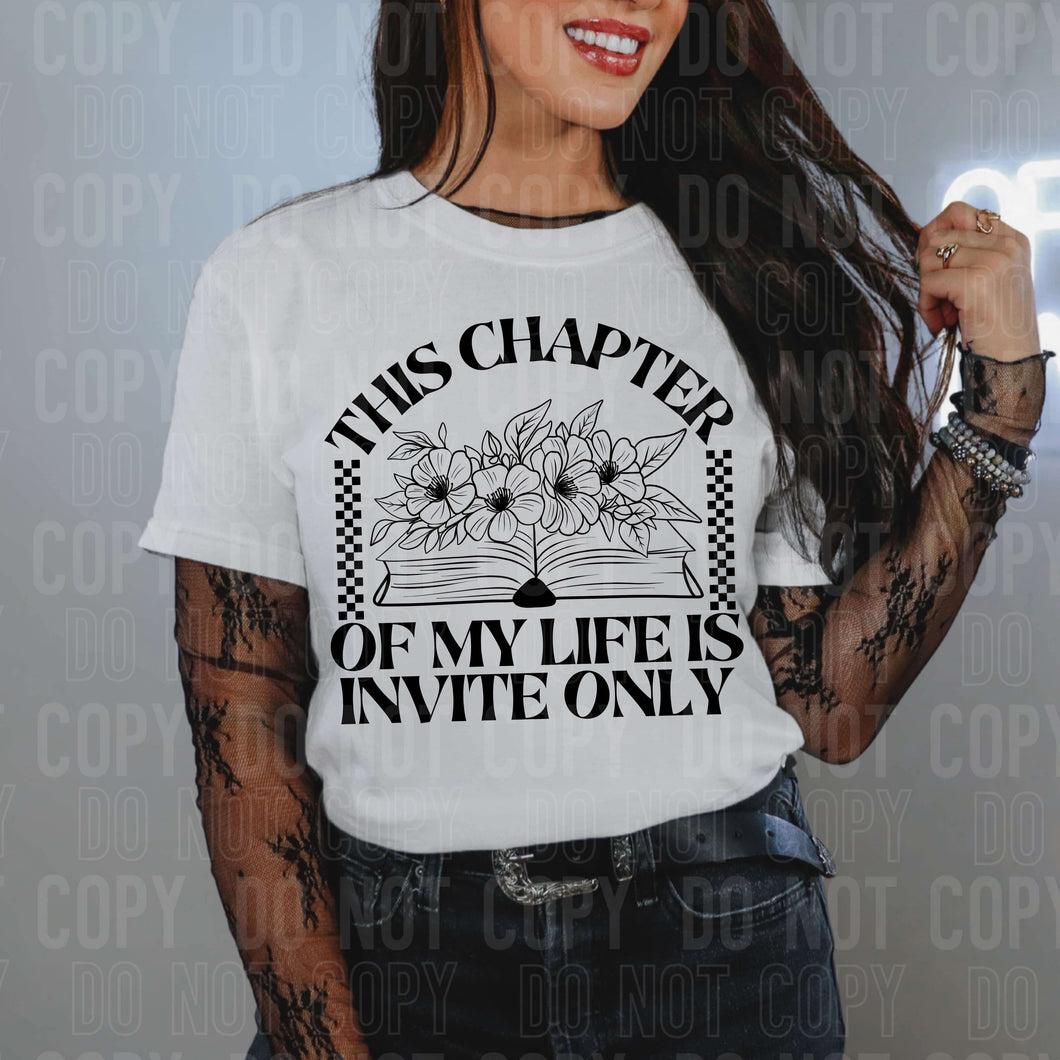 This Chapter Of My Life Is Invite Only Dropdown TRANSFER SBB JAN 25