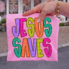 Load image into Gallery viewer, Jesus Saves Color Dropdown TRANSFER AJD FEB 26 | CRISTINA'S FUNDRAISER
