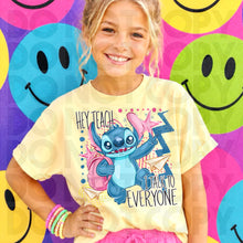 Load image into Gallery viewer, Hey Teach I Talk To Everyone Star COLOR DROPDOWN TRANSFER RHD JULY 26 | CUTIE PATOOTIE BACK TO SCHOOLIE COLLAB
