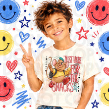 Load image into Gallery viewer, Just Here The Snacks COLOR DROPDOWN TRANSFER RHD JULY 26 | CUTIE PATOOTIE BACK TO SCHOOLIE COLLAB
