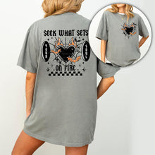 Load image into Gallery viewer, Seek What Sets Your Soul On Fire Blk Or Wht With Pocket TRANSFER CSC
