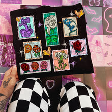 Load image into Gallery viewer, Floral Postage Stamps TRANSFER MOON MAY 25
