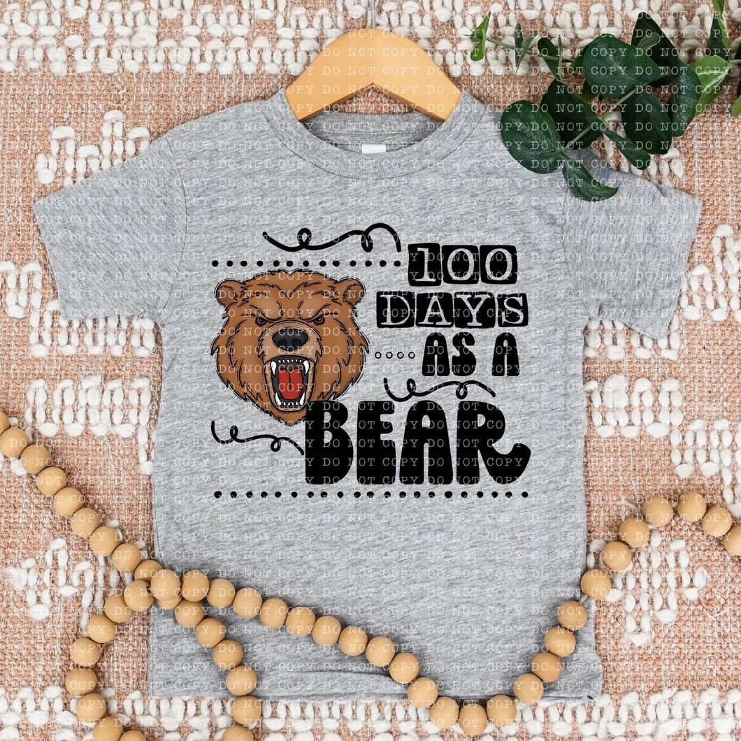 100 Days As A Bear Brown TRANSFER