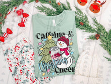 Load image into Gallery viewer, Caffeine &amp; Christmas Cheer DROPDOWN TRANSFER TGG SEPT
