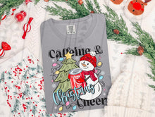 Load image into Gallery viewer, Caffeine &amp; Christmas Cheer DROPDOWN TRANSFER TGG SEPT
