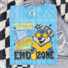 Load image into Gallery viewer, My Favorite Team Will Meet You At The End Zone Mascot + Color Dropdown TRANSFER RHD AUG 25

