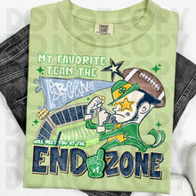 Load image into Gallery viewer, My Favorite Team Will Meet You At The End Zone Mascot + Color Dropdown TRANSFER RHD AUG 25
