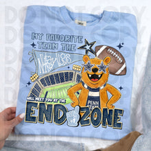 Load image into Gallery viewer, My Favorite Team Will Meet You At The End Zone Mascot + Color Dropdown TRANSFER RHD AUG 25
