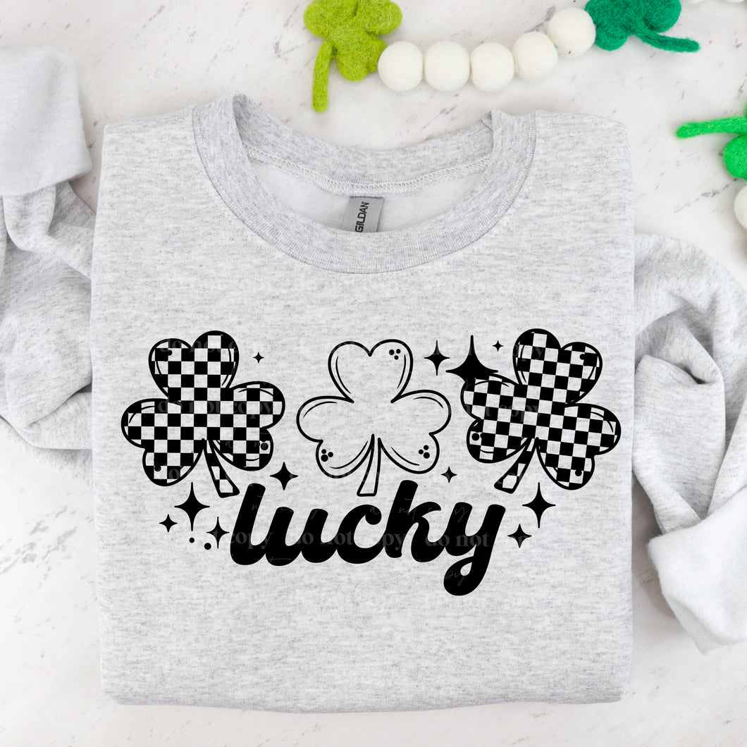 Lucky Checkers Black TRANSFER NOV CSC