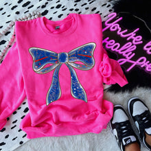 Load image into Gallery viewer, Football Team Bows Dropdown TRANSFER VIRGO JAN 25
