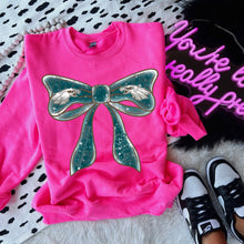 Load image into Gallery viewer, Football Team Bows Dropdown TRANSFER VIRGO JAN 25
