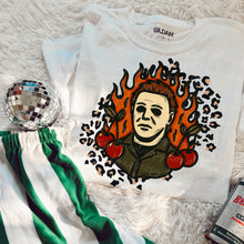 Load image into Gallery viewer, Horror Cherry Flame Leopard Dropdown TRANSFER MOON JUNE 25
