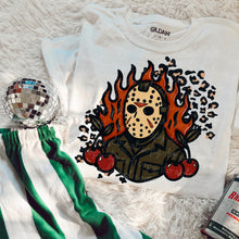 Load image into Gallery viewer, Horror Cherry Flame Leopard Dropdown TRANSFER MOON JUNE 25
