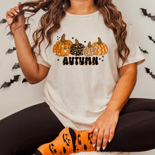 Load image into Gallery viewer, Autumn Or Fall Checker Leopard Star Pumpkins TRANSFER CSC AUG 25
