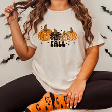 Load image into Gallery viewer, Autumn Or Fall Checker Leopard Star Pumpkins TRANSFER CSC AUG 25
