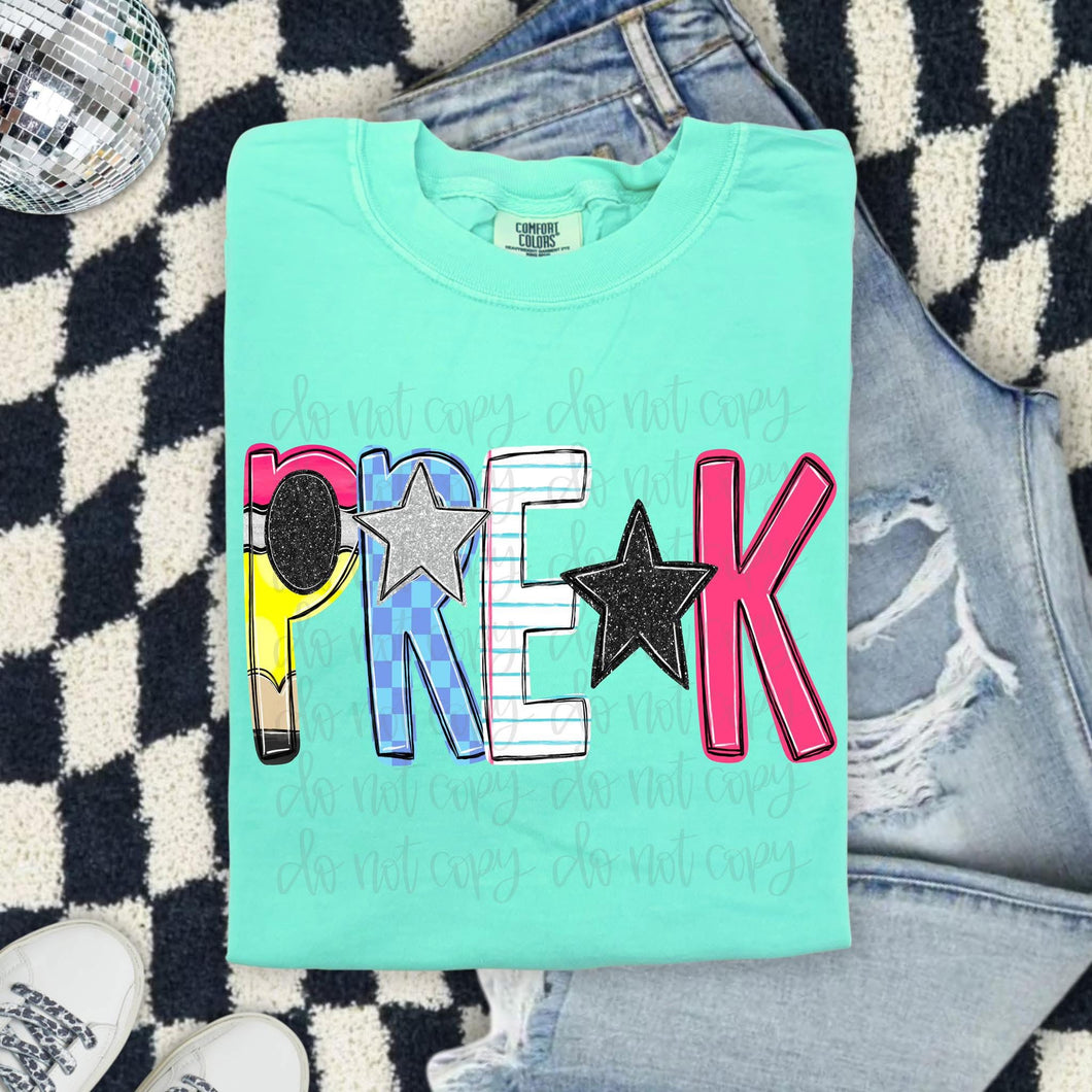 Paper Pencil Star Grades Dropdown TRANSFER ARA