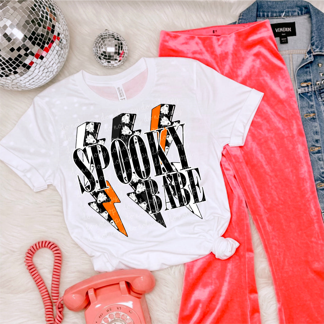 Spooky Babe Ghost Bolts TRANSFER MOON JUNE 25