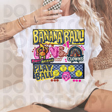 Load image into Gallery viewer, Play Ball Ban_na Baseball Team Dropdown TRANSFER RHD FEB 26
