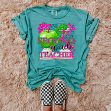 Load image into Gallery viewer, Green Apple Grades And Teacher DROPDOWN TRANSFER SCG JUNE
