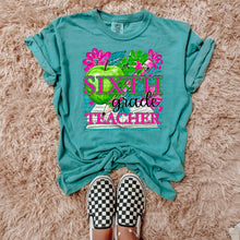 Load image into Gallery viewer, Green Apple Grades And Teacher DROPDOWN TRANSFER SCG JUNE
