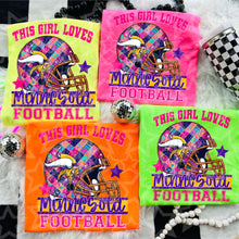 Load image into Gallery viewer, This Girl Loves Football Team Dropdown TRANSFER VIRGO JUNE 25
