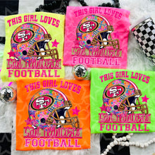 Load image into Gallery viewer, This Girl Loves Football Team Dropdown TRANSFER VIRGO JUNE 25
